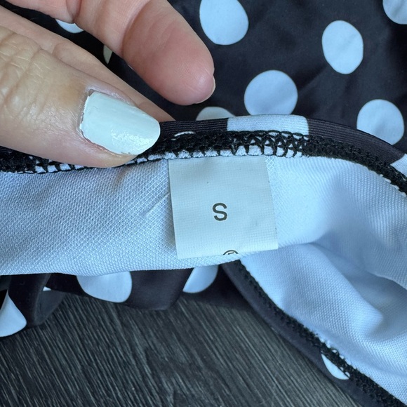 High Waisted Full Coverage Black and White Swimsuit Bottom - Small Med Large New - Picture 11 of 13